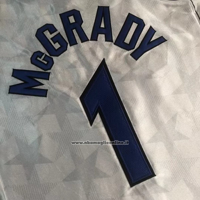 Maglia Orlando Magic Tracy McGrady #1 Mitchell & Ness 2000-01 Bianco